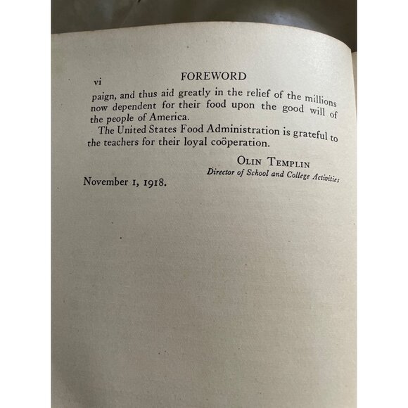 Food Saving And Sharing Vintage U.S. Food Administration Paperback 1918 - Picture 14 of 16